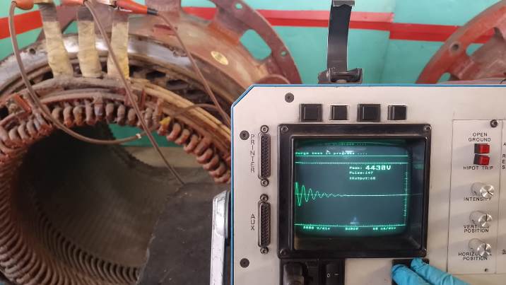 Pruebas Eléctricas Motores de Tracción G.E 